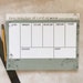 Garden desk calendar notepad// weekly planner - organizer - journal entries - planning ahead - floral calendar 