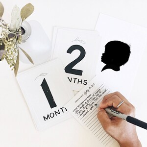 Cartes d'étape de bébé//cartes de bébé - nouvelle maman - nouveau bébé - souvenir - première année de bébé - cadeau de bébé - baby shower