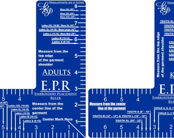 Download Embroidery Placement Ruler Eliminate Guess Work-Adult Size ...