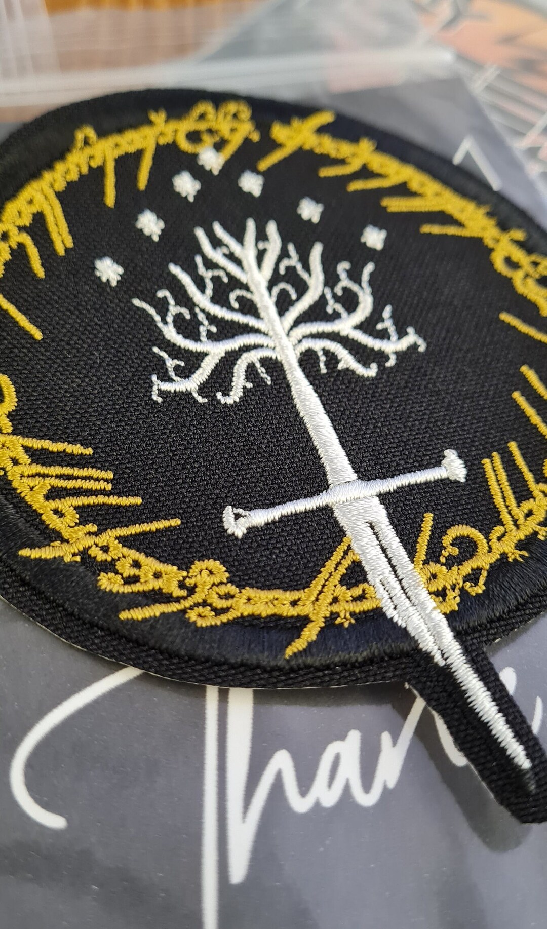 Lord of the Rings Inspired Heat Seal Embroidery Patch. Gondor Etsy