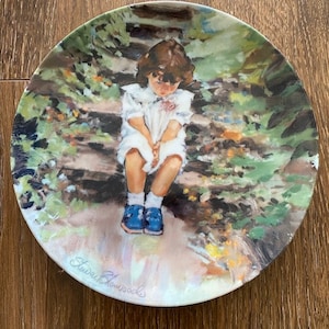 Vintage Katie's retreat Plate by Stewart Sherwood 1988 #4604A
