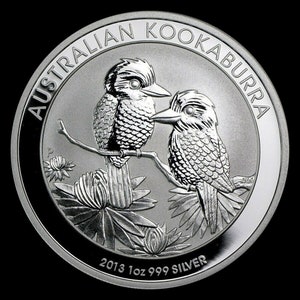 2013 1 oz Silver Australian Kookaburra GEM BU Coin Perth Mint .999