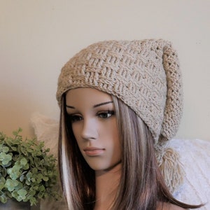 Over Sized Slouchy Beanie, Crochet Hat, Unisex Warm Winter Beanie