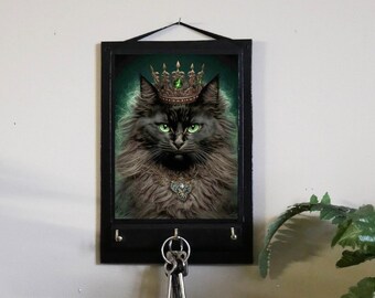 Cat Key Holder, Key Rack, Housewarming Gift