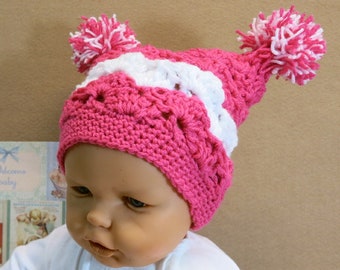 Crochet Chicago Cubs Hat Crochet Hat Pom Pom Hat - Etsy