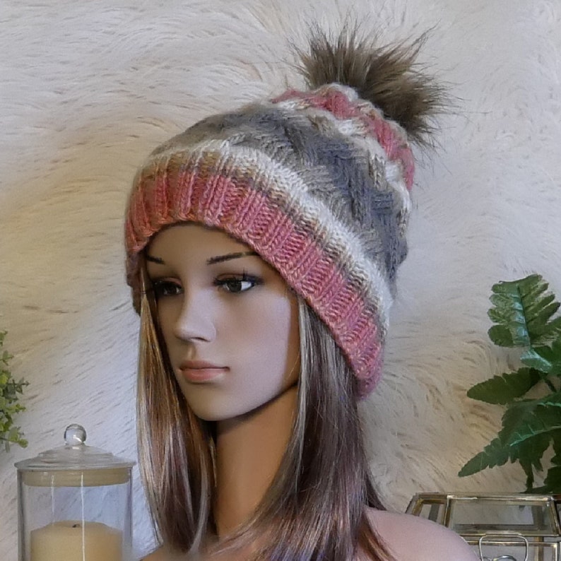 Cable Chunky Beanie, Unisex Winter Cable Hat Cable Chunky Beanie, Unisex Winter Cable Hat