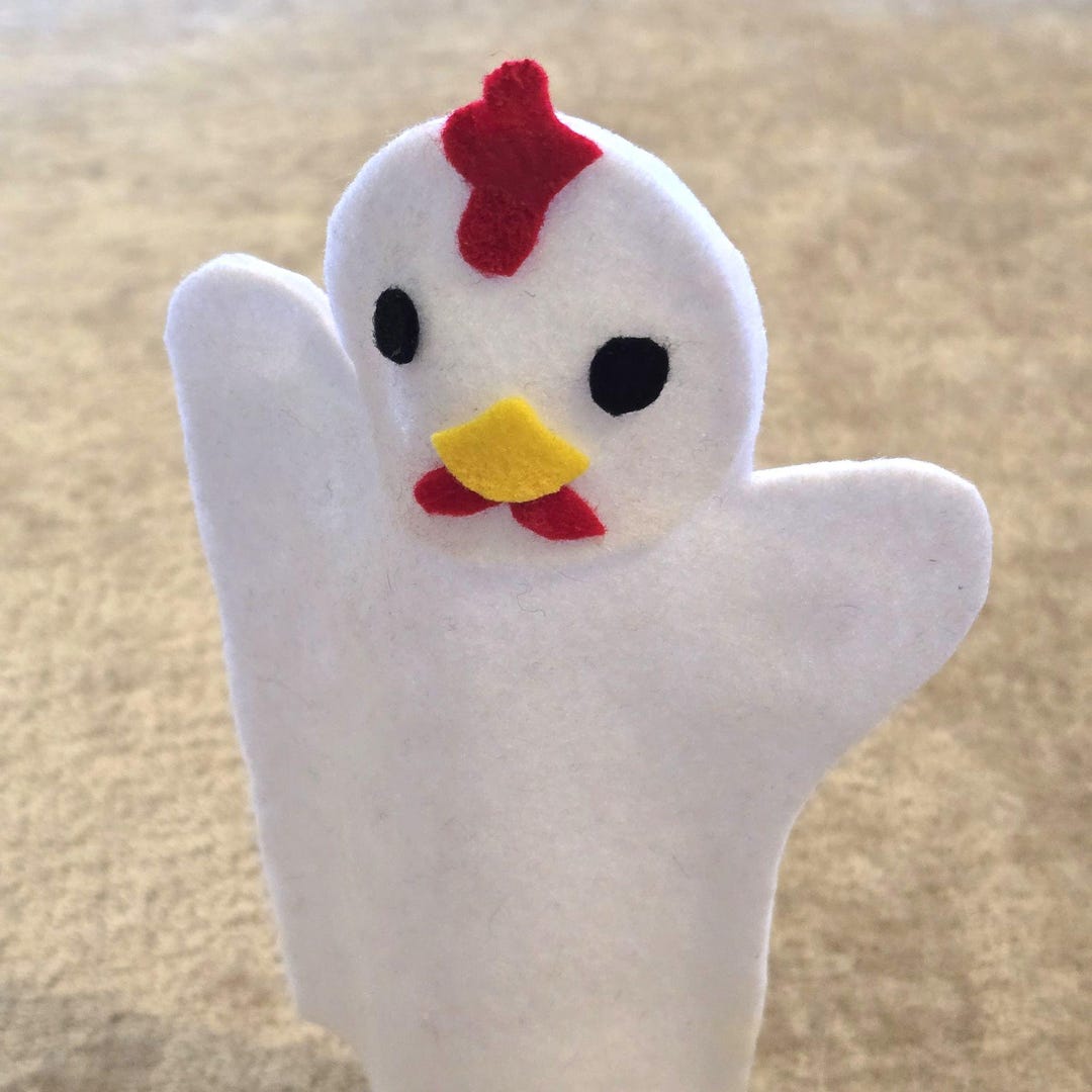 String Puppet Chicken Chicken Hand Puppet for Children - Etsy