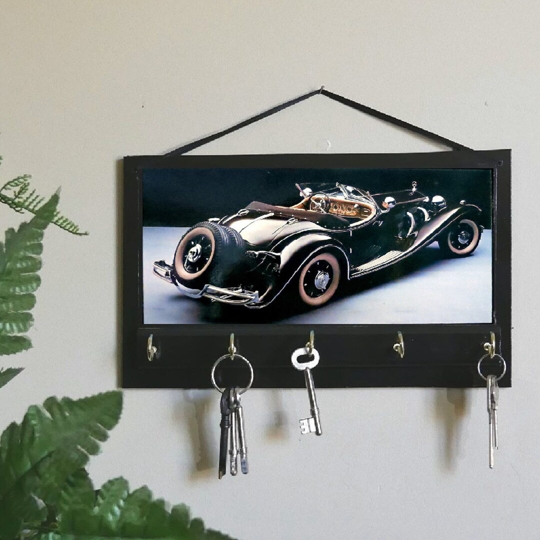 Vintage Car Key Rack, Fathers Day Gift, Wall Key Holder - Etsy Canada