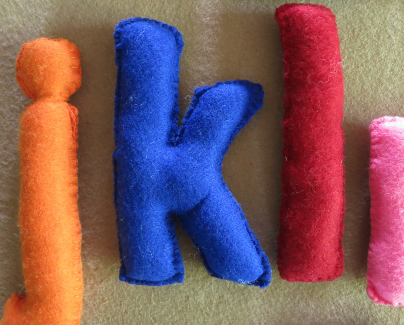 Feltalphabet Letters Lowercase Nursery Wall Letters Name Etsy