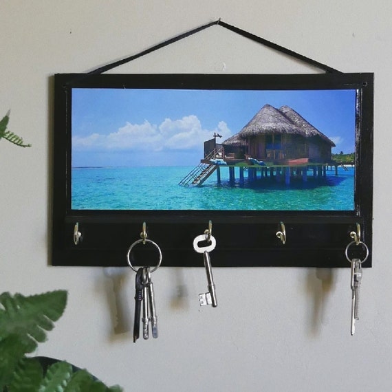Beach Key Rack Thailand Beach Key Rack Holder Jewellery Organiser Gift Housewarming ...