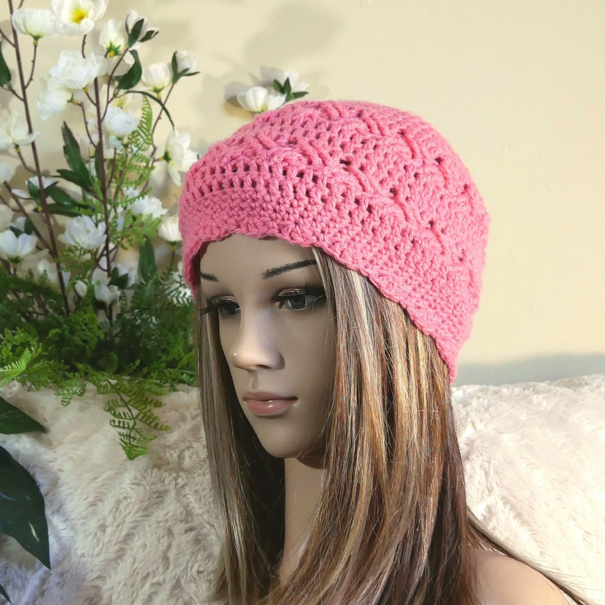 Crochet Celtic Beanie Handmade artesian CROCHET PATTERN / Bulky Celtic Weave Beanie - Etsy main image 3