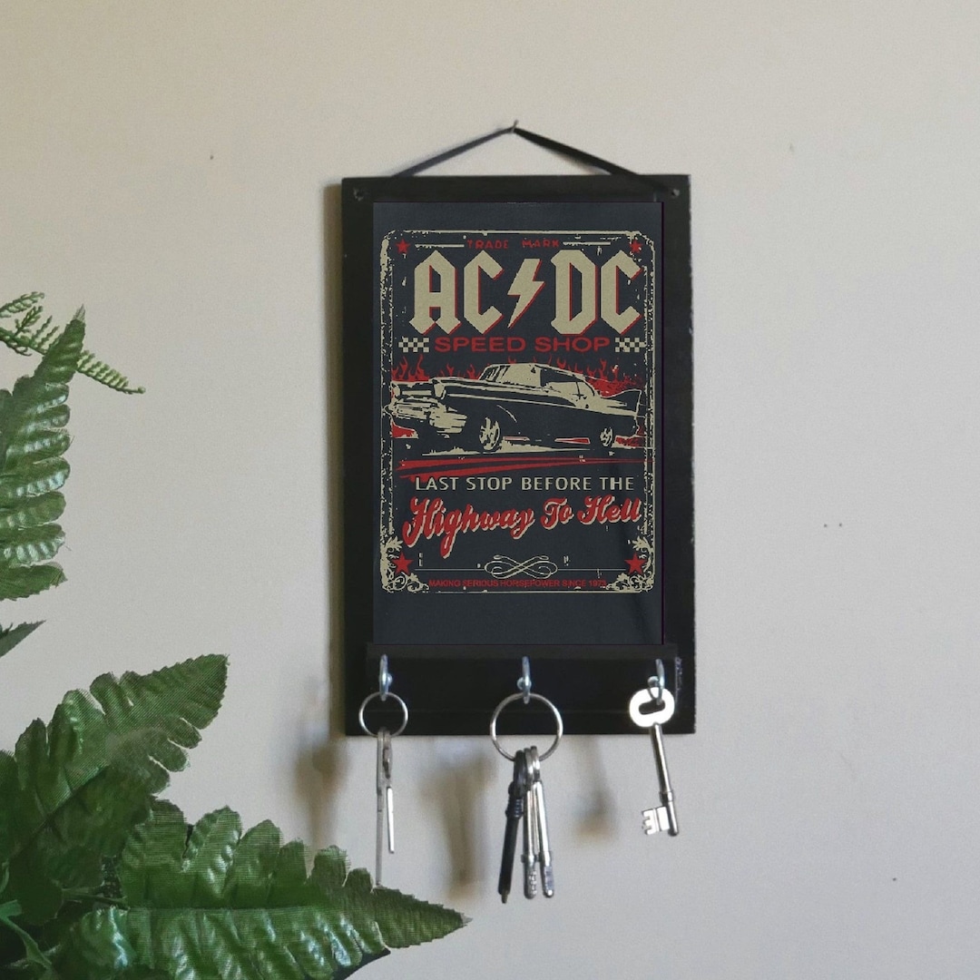 AC/DC Organizer, Wall Key Rack - Etsy