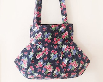 Floral bag, baby corduroy bag, Botanical bohemian bag, Gift idea, Romantic Evening bag, Bohemian flowers Bag, Women Handbags, Colorful purse