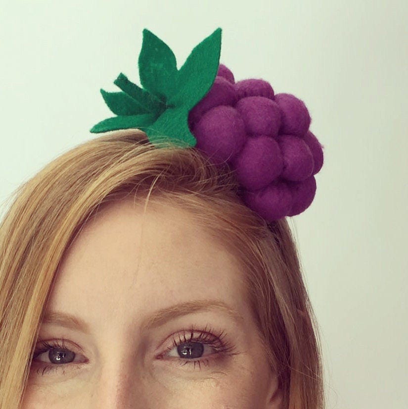 Womens headband Grape headband Unique hairband Hair Etsy