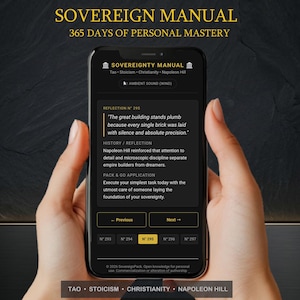 Souveränitätshandbuch – 365-Tage-Tagebuch des Stoikers (Offline-Digitalressource)