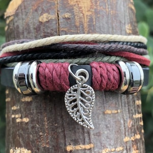 Leaf Charm Bracelet