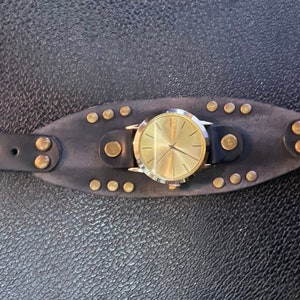 Leather Watch Cuff - Put Your Own Watch!