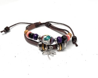 Dragonfly Charm Bracelet - Unisex Men and Women Jewelry