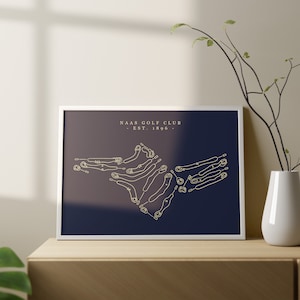 Ilustrações personalizadas de campos de golfe
