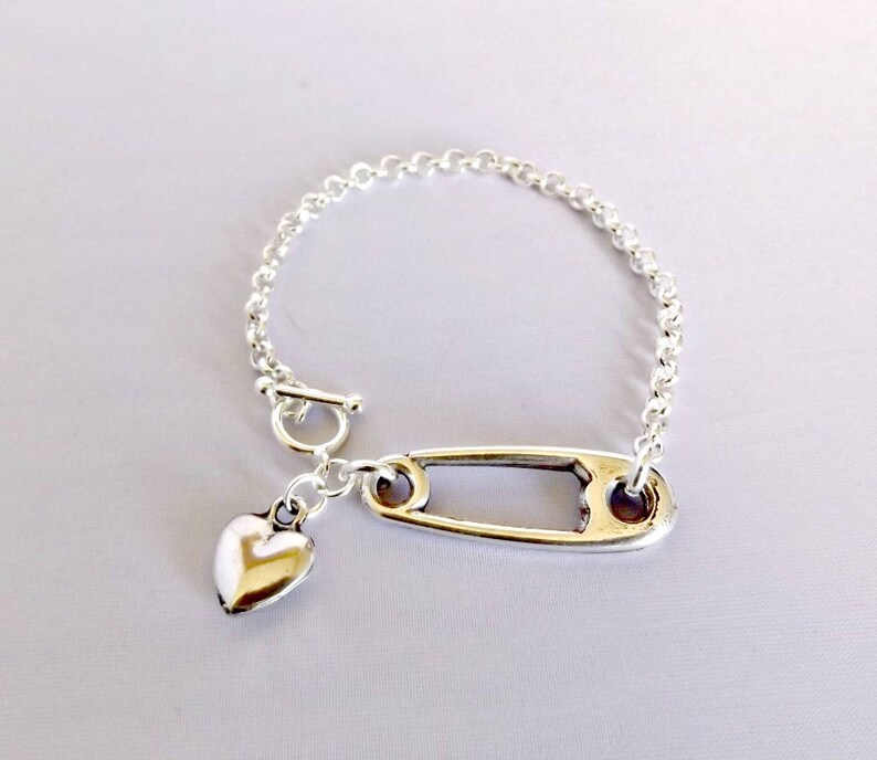 Safety pin bracelet safety pin safety pin bracelets safety Etsy