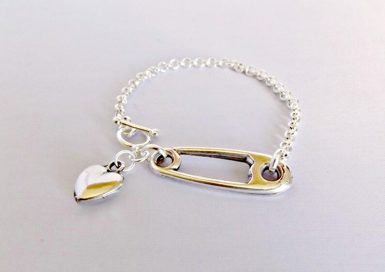Safety pin bracelet safety pin safety pin bracelets safety Etsy