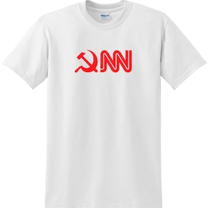 CNN t-shirt Funny Parody of CNN Fake News tee