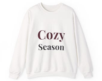 Cozy Season Sweatshirt, Gothmas Crewneck for Her, Cozy Oversized Sweatshirt, Dark Christmas Gift, Unisex Gildan Crewneck