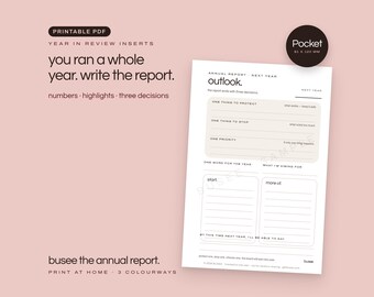 ポケットサイズの年間報告書（印刷用PDF）｜BUSEE 年次報告書