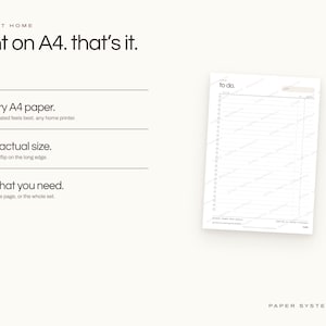 A4 Planner, Undated Daily, Weekly & Monthly PDF | BUSEE - Etsy