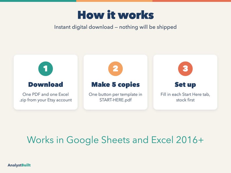 Small Business Spreadsheet Bundle for Product Sellers: Inventory, Pricing, Bookkeeping, Invoices, Cash Flow image 10