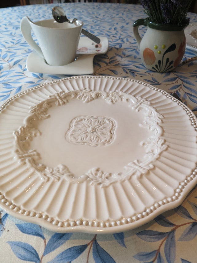 Round Tablecloth 100 High Quality Cotton Extra Large Round Tablecloth 100 High Quality Cotton Extra Large 84 Diameter Teflon Water Repellent Provencal French Fabric