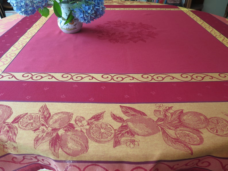 Cotton Square Tablecloth Large French Gift For Her Image 0
