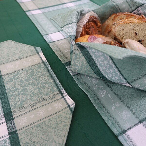 Placemats Franse tafelzeilstof. Jacquard Katoen gecoat Omkeerbaar Afwasbaar EASY CARE keukenlinnen Verjaardagscadeau onder de 25 jaar Provence cadeau