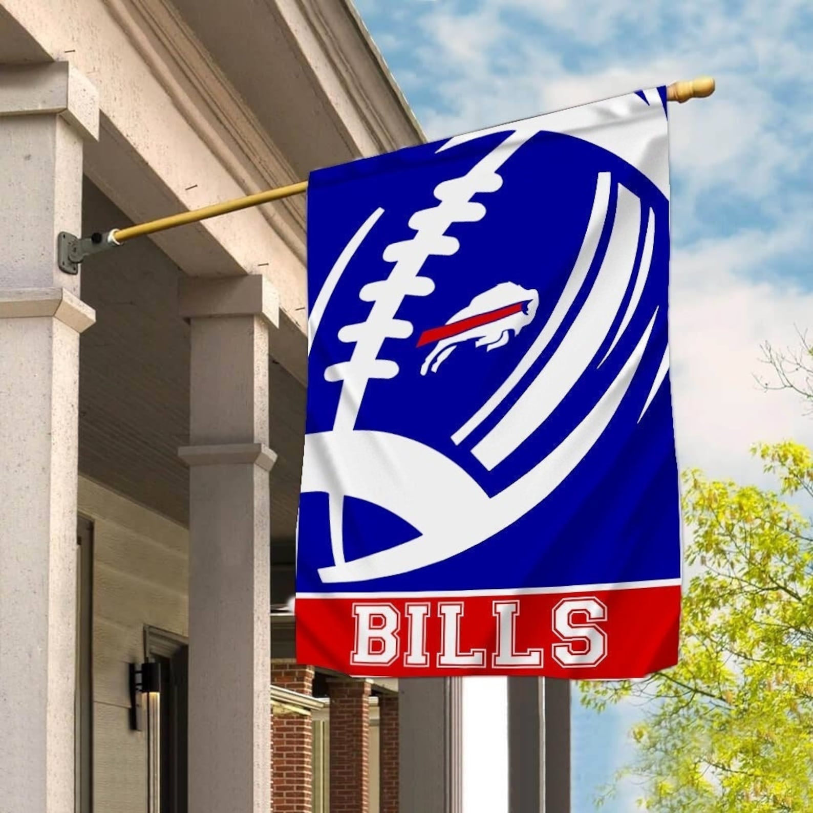 Buffalo Bills Flag Sport Garden Flag Bills Mafia Garden Etsy