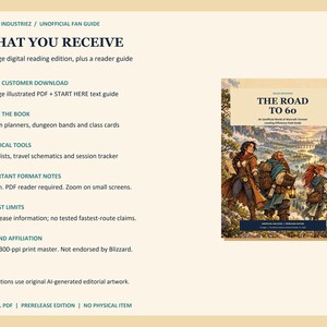 The Road to 60 | Unofficial WoW Forever Leveling Planner | 42-Page Illustrated PDF image 5