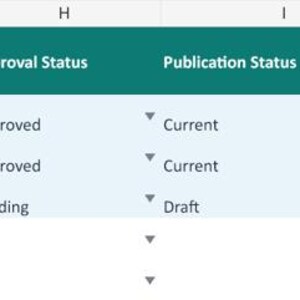 Registro de control de políticas (Excel/Documento): Seguimiento de versiones, revisiones y acuses de recibo imagen 2