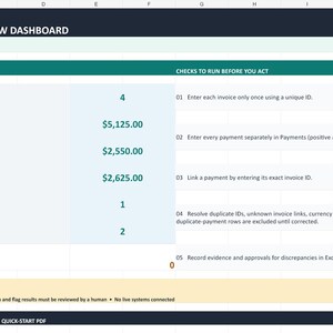 Conciliação de Pagamentos de Faturas no Excel | Controle de Contas a Pagar e Rastreamento de Exceções