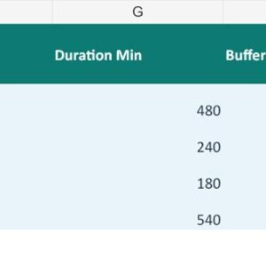 Planilha Excel para Planejamento de Capacidade de Serviço | Agendamento Semanal de Equipes e Acompanhamento da Utilização imagem 2