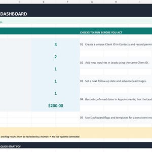 Planilha de CRM de Reservas em Excel | Fluxo de Clientes, Agendamentos e Acompanhamento