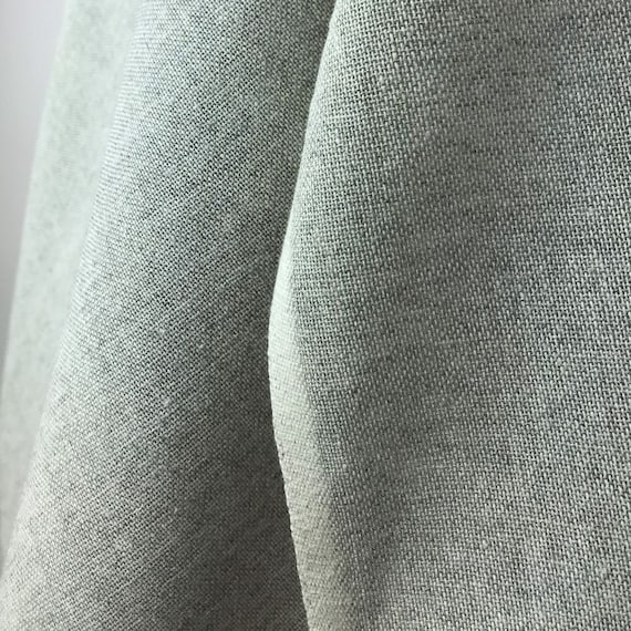 Fair Trade Handwoven Recycled Yarn Fabric, Soft Grey, Sustainable Handmade, Zero Carbon, Eco friendly, Plant-based, 1 unit = 1/2yd