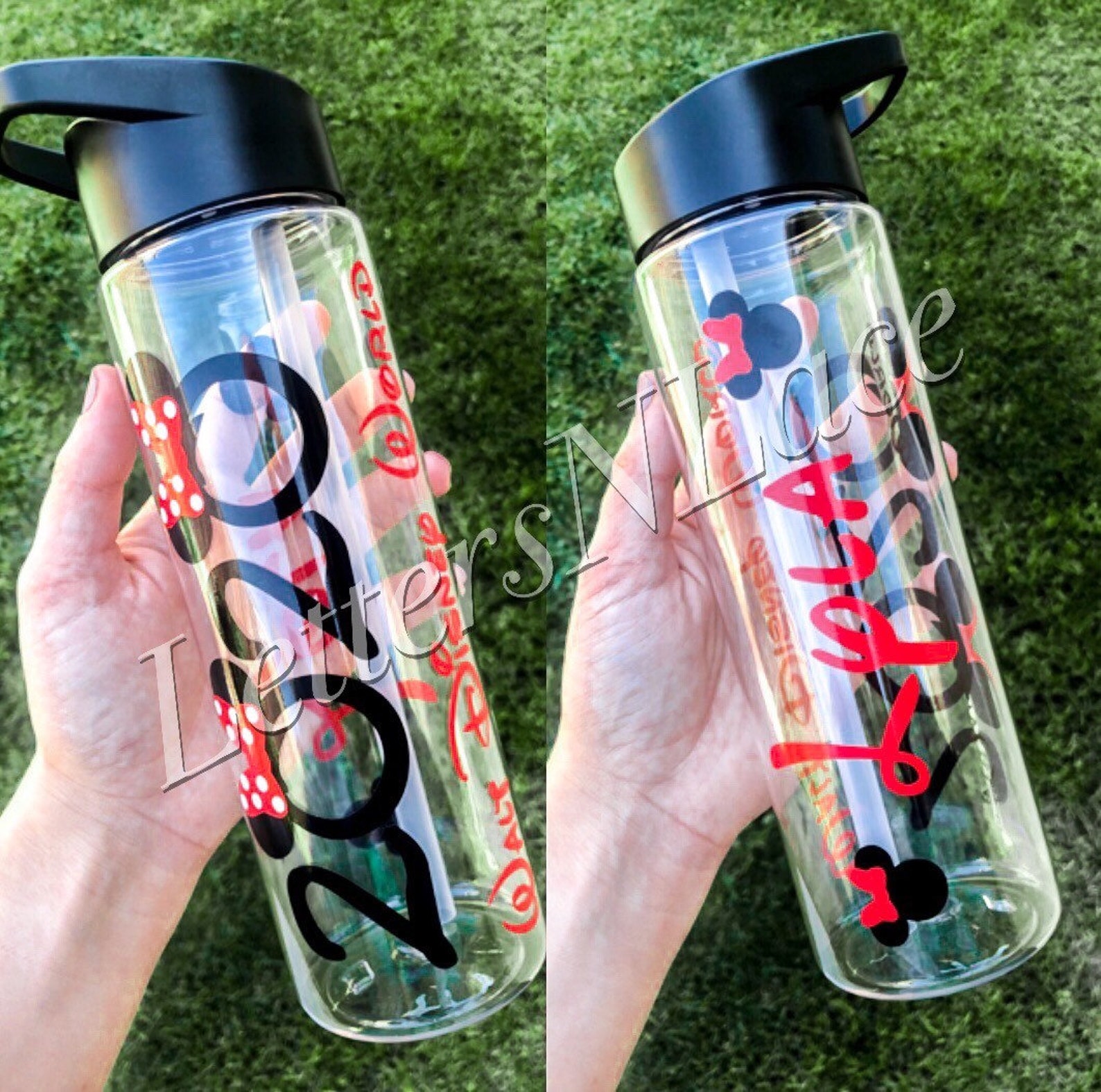 Disney World Water Bottle Disney Bottle Disneyland Water Etsy