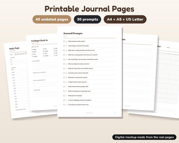 Printable Journal Pages