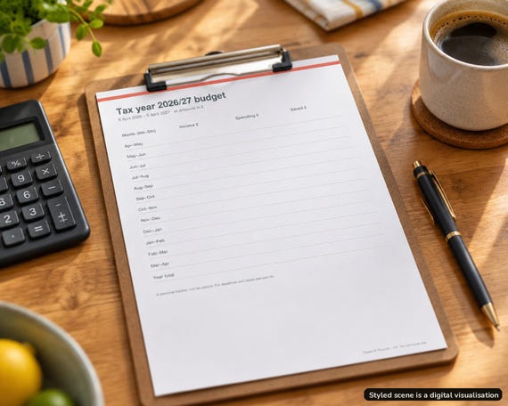 Budget Planner Printable UK