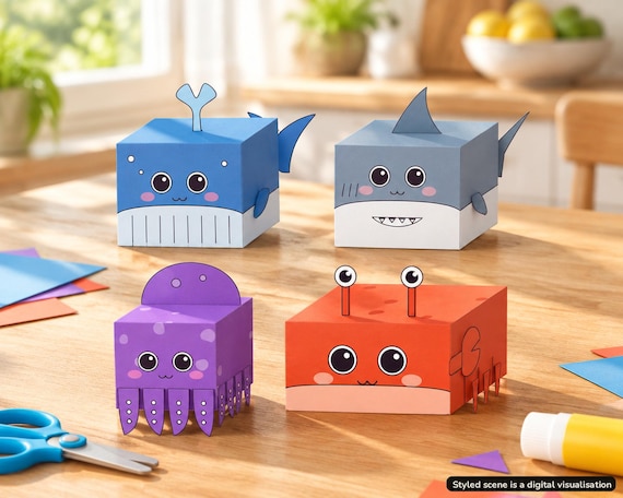 Ocean Animal Craft Printable