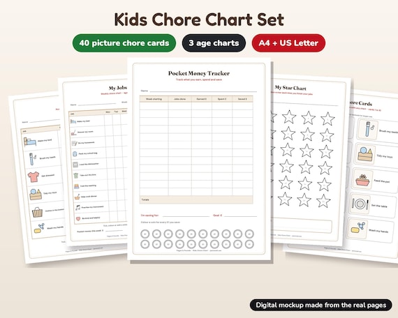 Kids Chore Chart Printable