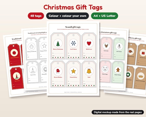 Christmas Gift Tags Printable