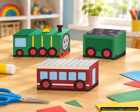 Paper Train Craft Printable