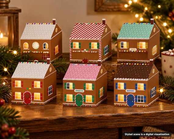 Paper Gingerbread House Printable