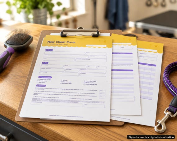 Dog Grooming Forms UK