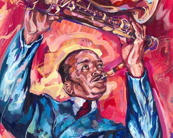 Lester Young II - 20" x 40"